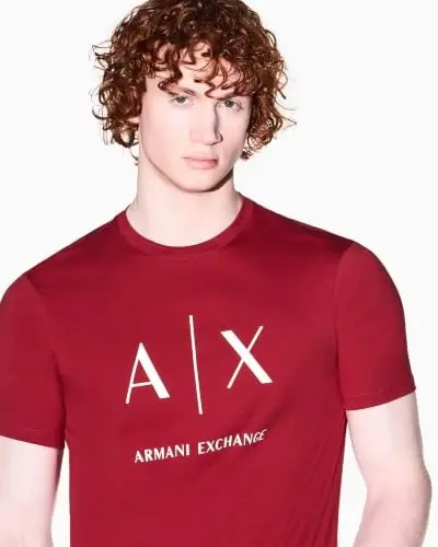 Armani Exchange Cotton Jersey Ax Slim Tee - 5