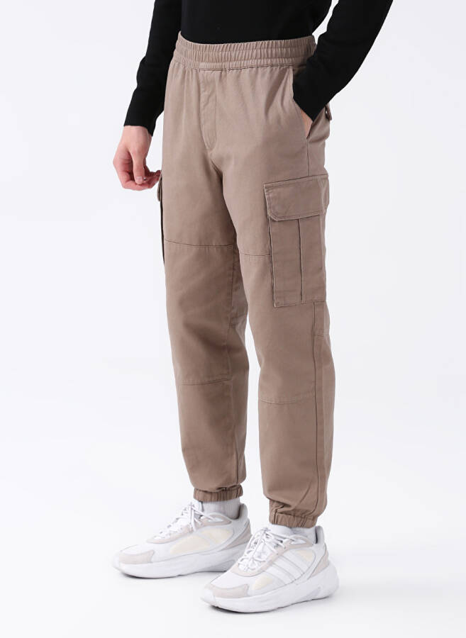 Armani Exchange Elastic Leg Light Brown Men's Cargo Pants 6LZPL4 1711-ELMWOOD - 3