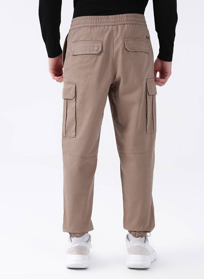 Armani Exchange Elastic Leg Light Brown Men's Cargo Pants 6LZPL4 1711-ELMWOOD - 4