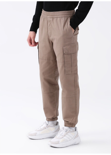 Armani Exchange Elastic Leg Light Brown Men's Cargo Pants 6LZPL4 1711-ELMWOOD - 7