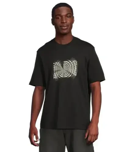 Armani Exchange erkaklar abstrakt grafikli futbolkasi - ARMANI EXCHANGE