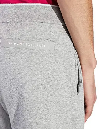 Armani Exchange erkaklar A|x Armani Exchange erkaklar logotipi fermuarli to'liq fermuarli kapüşonli sviter - 4