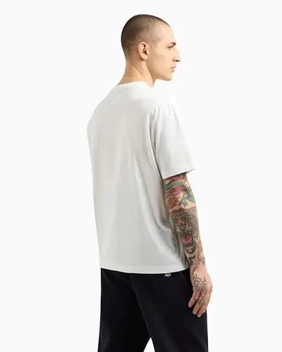 Armani Exchange erkaklar Icon cho'ntak logotipi futbolkasi - 4