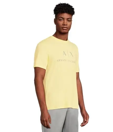 Armani Exchange erkaklar klassik ekipaj logotipi futbolkasi - ARMANI (1)