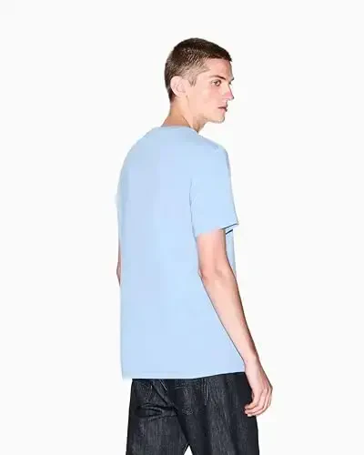 Armani Exchange erkaklar klassik ekipaj logotipi futbolkasi - 5