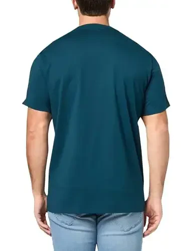 Armani Exchange erkaklar logotipi lentalı paxta futbolkasi - 2