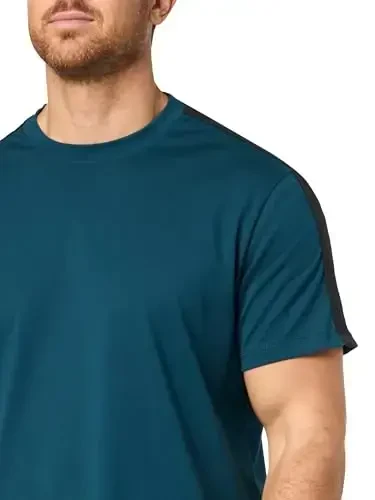 Armani Exchange erkaklar logotipi lentalı paxta futbolkasi - 3