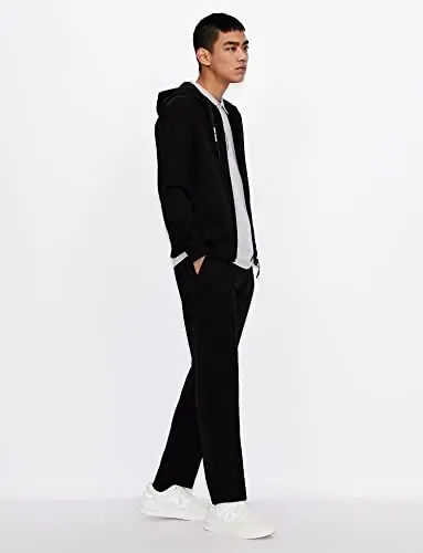 Armani Exchange erkaklar logotipli fermuarli futbolkasi - ARMANI (1)