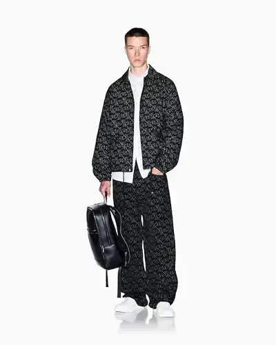 Armani Exchange erkaklar qisqa yengli poplin slim ko'ylagi - 3