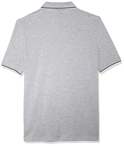 Armani Exchange Erkaklar uchun ingichka bichimli paxtali pike yoqali polo - A|X ARMANI EXCHANGE (1)