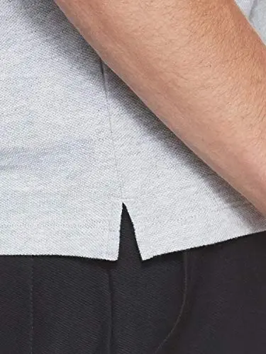 Armani Exchange Erkaklar uchun ingichka bichimli paxtali pike yoqali polo - 5