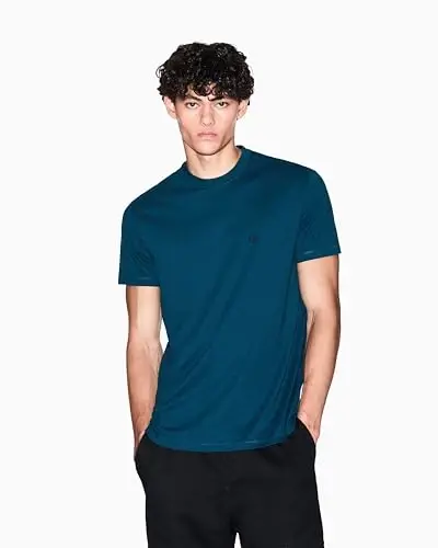 Armani Exchange erkaklar uchun kichik ko'krak nishoni logotipi - 4