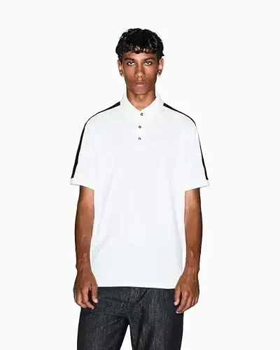 Armani Exchange erkaklar uchun oddiy bichimli logotipli polo - 1
