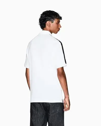 Armani Exchange erkaklar uchun oddiy bichimli logotipli polo - 2