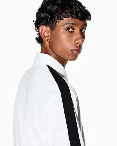 Armani Exchange erkaklar uchun oddiy bichimli logotipli polo - 5