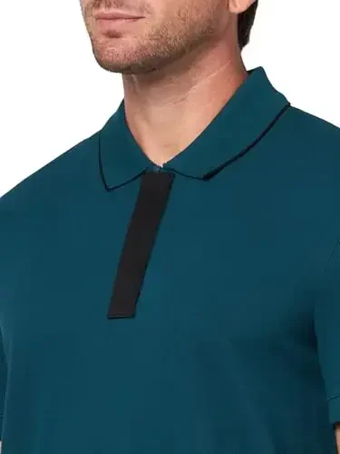 Armani Exchange erkaklar uchun Slim Fit paxta pike polo - 3