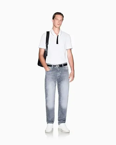 Armani Exchange erkaklar uchun tor paxta pike polo - ARMANI