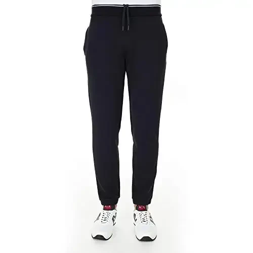 Armani Exchange mens A|x Armani Exchange Men's Logo Zipper Full Zip Hooded Sweatshirt - A | X ARMANI EXCHANGE (1)