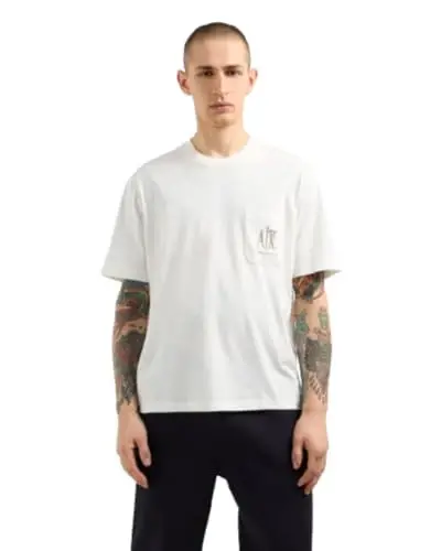 Armani Exchange Mens Icon Pocket Logo Tee 