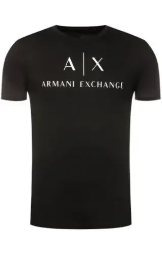 Armani Exchange Mens Classic Crew Logo Tee T Shirt - 6