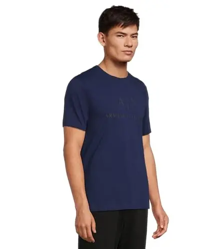 Armani Exchange Mens Classic Crew Logo Tee T Shirt - ARMANI (1)