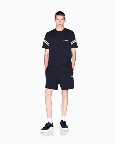 Armani Exchange Mens Arm Band Text Logo Tee - 3