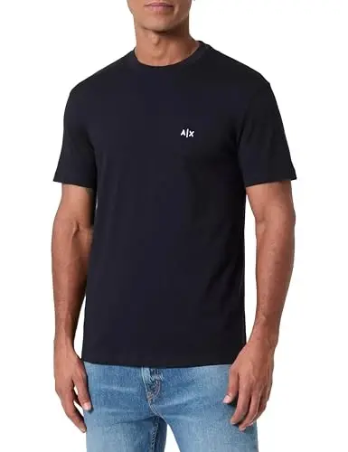 Armani Exchange Men's Small Chest Logo Tee - 1