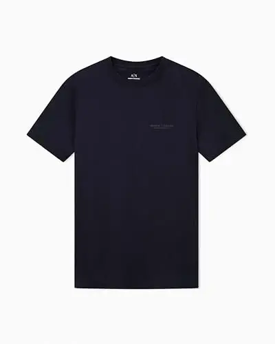 Armani Exchange Mens Small Chest Milano/New York Logo Tee - 1