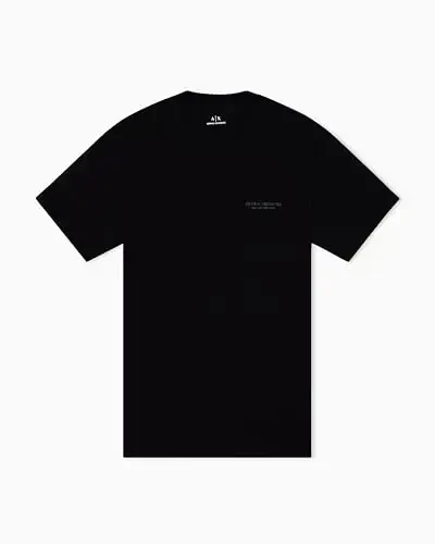 Armani Exchange Mens Small Chest Milano/New York Logo Tee 