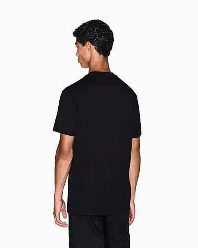 Armani Exchange Erkek Küçük Göğüs Milano/New York Logo Tişört 
