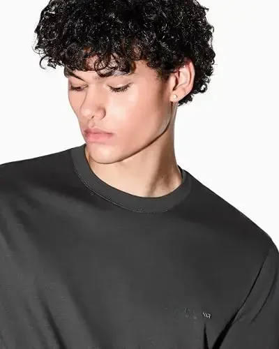 Armani Exchange Mens Small Chest Milano/New York Logo Tee - 2