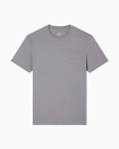 Armani Exchange Erkek Küçük Göğüs Milano/New York Logo Tişört 