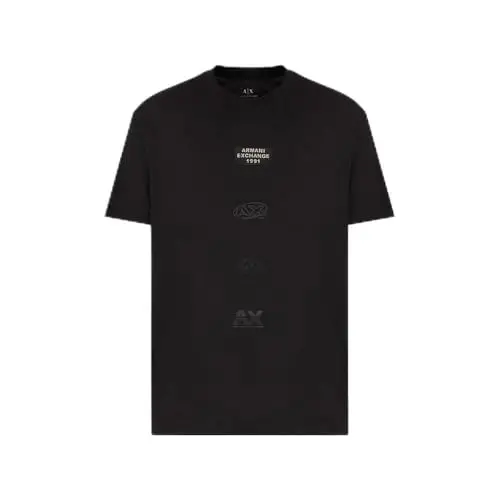 Armani Exchange Mens Logo Mania Tee - ARMANI