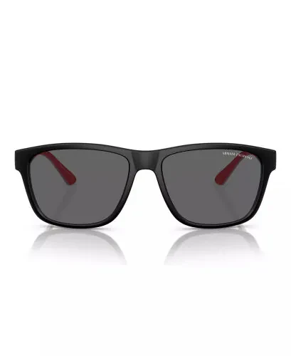 Armani Exchange Men's Polarized Sunglasses, Polar AX4135S-Matte Black - A|X ARMANI EXCHANGE (1)