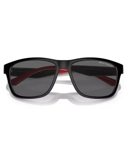 Armani Exchange Men's Polarized Sunglasses, Polar AX4135S - Matte Black - 5