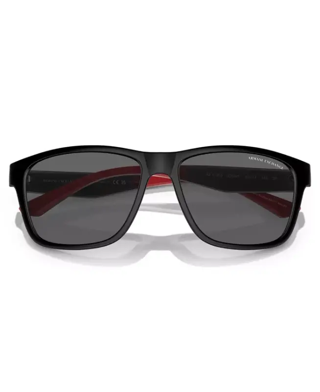 Armani Exchange Men's Polarized Sunglasses, Polar AX4135S - Matte Black - 5