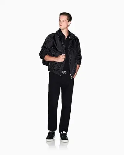 Armani Exchange Men's Slim Fit Cotton Pique Polo - 3