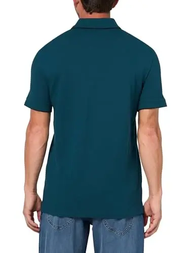 Armani Exchange Mens Slim Fit Cotton Pique Polo - ARMANI (1)