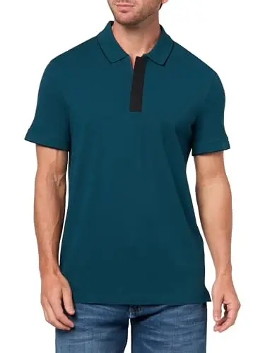 Armani Exchange Men's Slim Fit Cotton Pique Polo 
