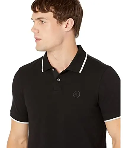 Armani Exchange Erkek Slim Fit Pamuklu Pike Yaka Uçlu Polo - 3