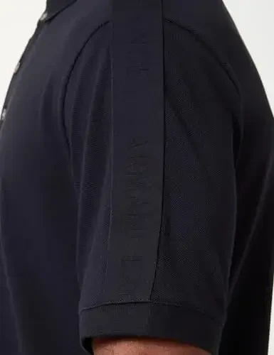 Armani Exchange Mens Regular Fit Logo Tape Polo - 4