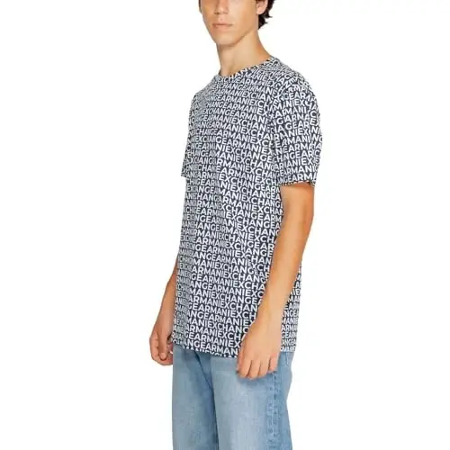 Armani Exchange Men's All Over Logo Print Regular Fit Tee - 3