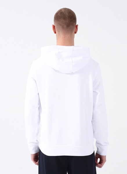 Armani Exchange Hooded White Men's Sweatshirt 8NZMPC 1100-WHITE - 4