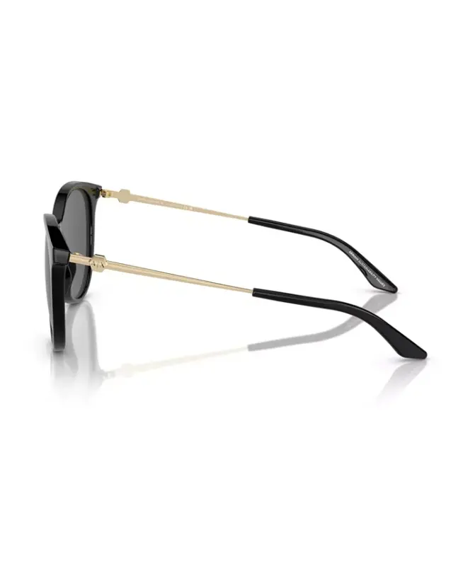 Armani Exchange Women's Low Bridge Fit Sunglasses AX4140SF - Shiny Black - 3