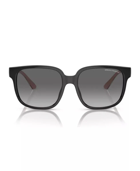 Armani Exchange Women's Sunglasses, Gradient AX4136SU-Shiny Black - A|X Armani Exchange (1)
