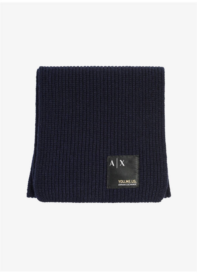 Armani Exchange ko'k rangli erkaklar sharfi 954603 00035-BLU NAVY - 6