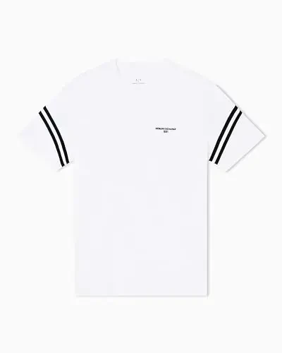 Armani Exchange Mens Arm Band Text Logo Tee - 1