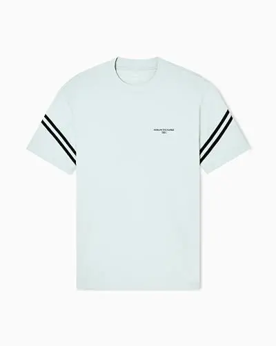 Armani Exchange Mens Arm Band Text Logo Tee - ARMANI