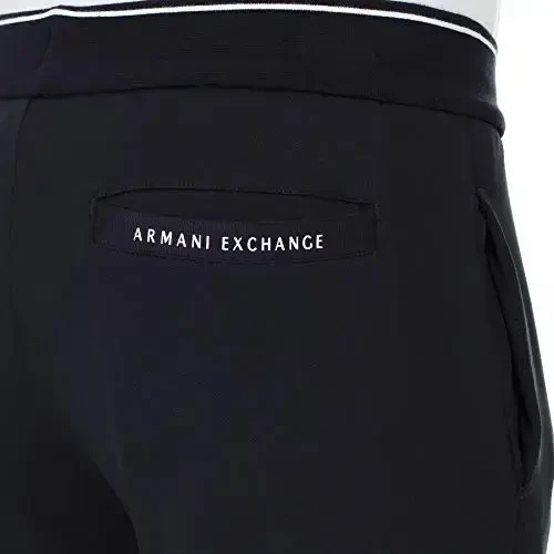 Armani Exchange mens A|x Armani Exchange Men's Logo Zipper Full Zip Hooded Sweatshirt - 7