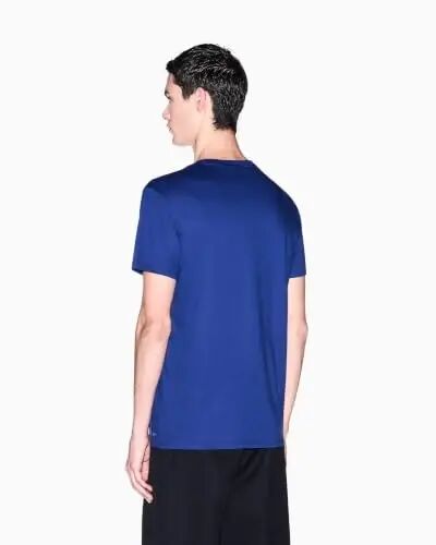 Armani Exchange Mens Basic Pima V Neck Tee - 4